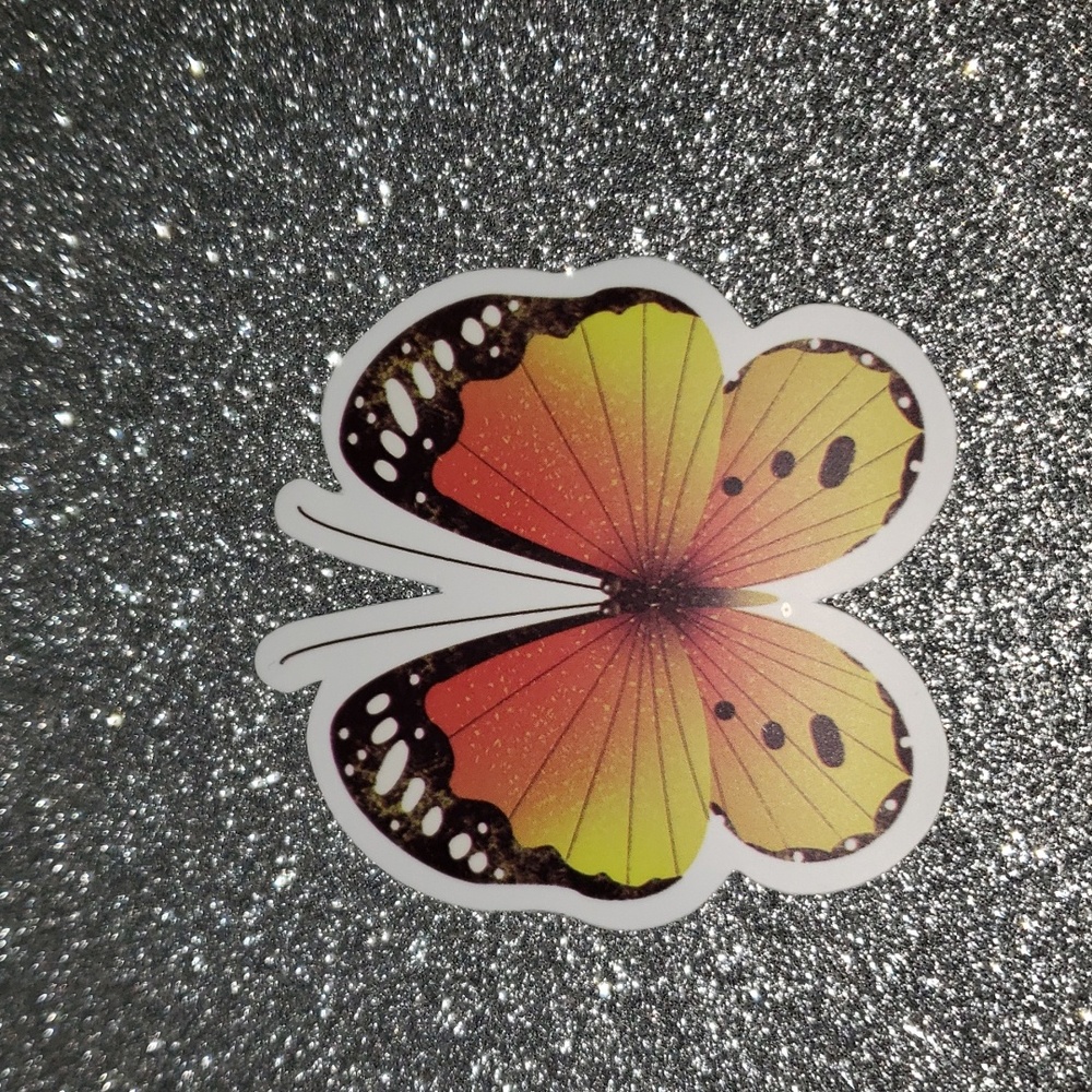 NATURE WATERPOOF Sticker Butterfly